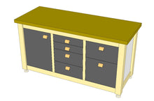 Load image into Gallery viewer, Disassemblable workbench plans