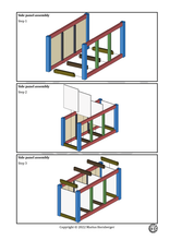 Load image into Gallery viewer, Disassemblable workbench plans