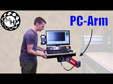 Load and play video in Gallery viewer, Height adjustable computer arm plans/dimensions