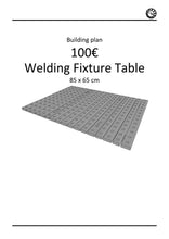 Lade das Bild in den Galerie-Viewer, Welding Fixture Table Plans
