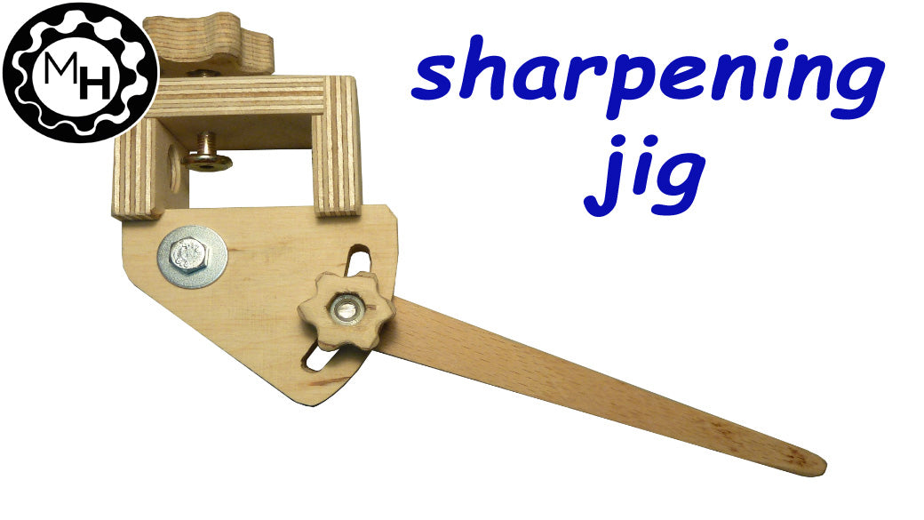 Sharpening jig for woodturning