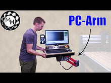 Load and play video in Gallery viewer, Height adjustable computer arm plans/dimensions
